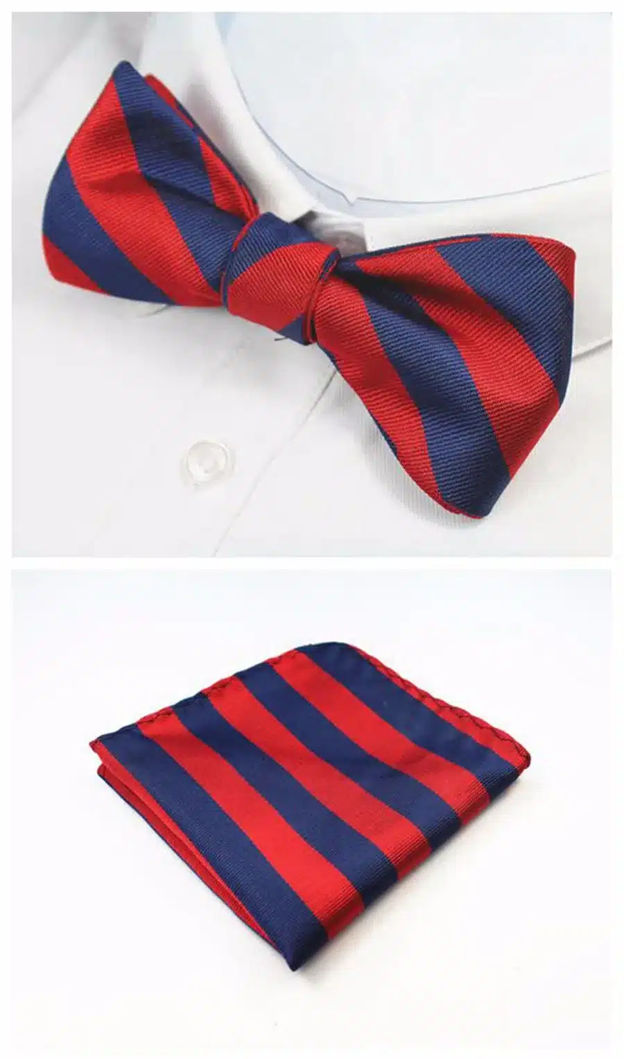 GUSLESON New Design Self Bow Tie And Hanky Set Silk Jacquard Woven Men BowTie Pocket Square Handkerchief Suit Wedding Party 16