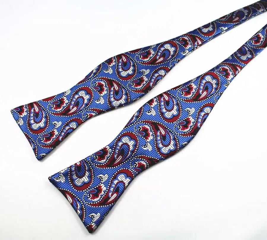 GUSLESON New Design Self Bow Tie And Hanky Set Silk Jacquard Woven Men BowTie Pocket Square Handkerchief Suit Wedding Party 23
