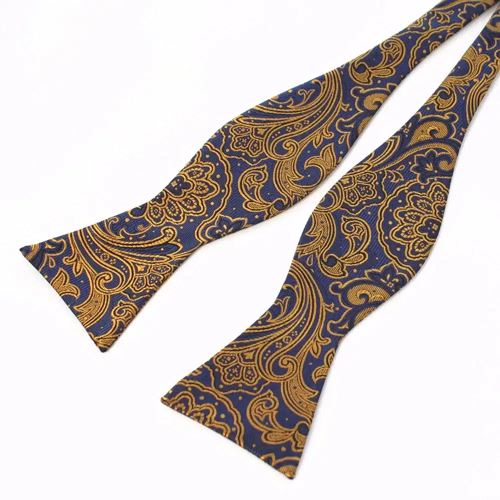 GUSLESON New Design Self Bow Tie And Hanky Set Silk Jacquard Woven Men BowTie Pocket Square Handkerchief Suit Wedding Party 25