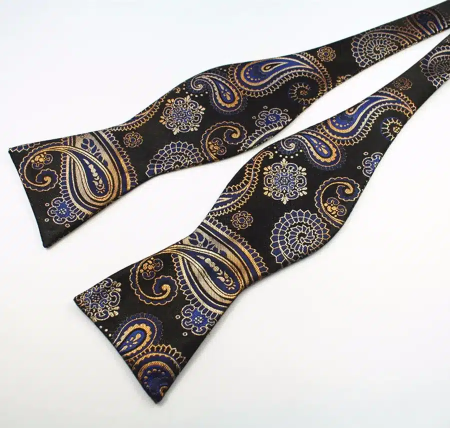 GUSLESON New Design Self Bow Tie And Hanky Set Silk Jacquard Woven Men BowTie Pocket Square Handkerchief Suit Wedding Party 27