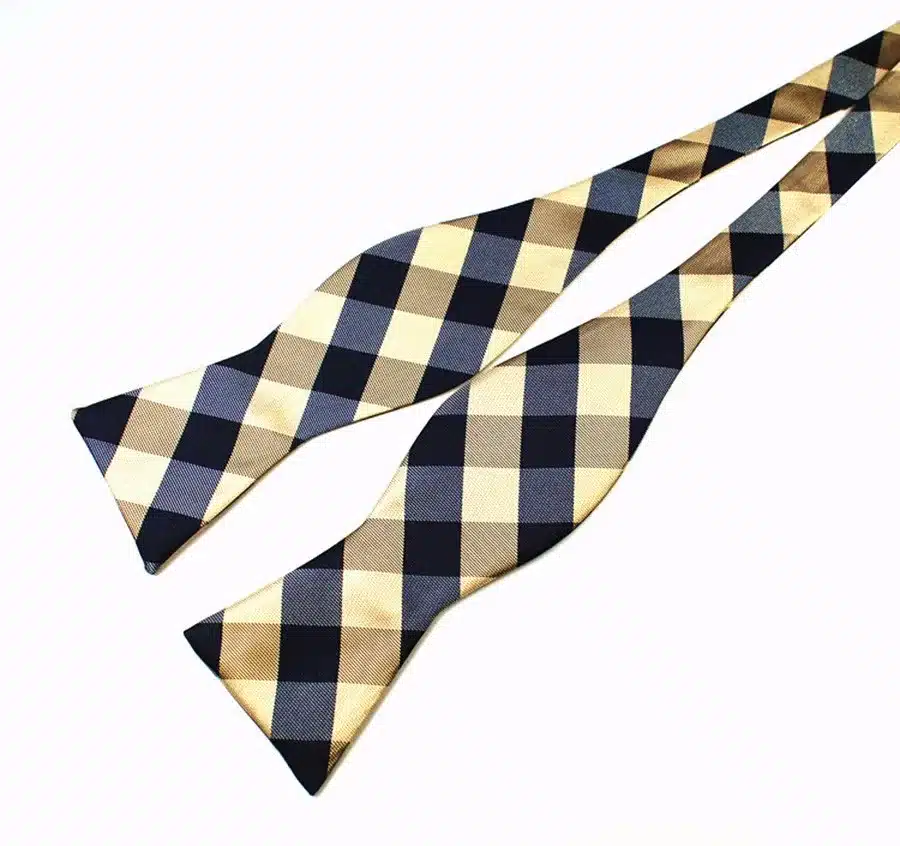 GUSLESON New Design Self Bow Tie And Hanky Set Silk Jacquard Woven Men BowTie Pocket Square Handkerchief Suit Wedding Party 39