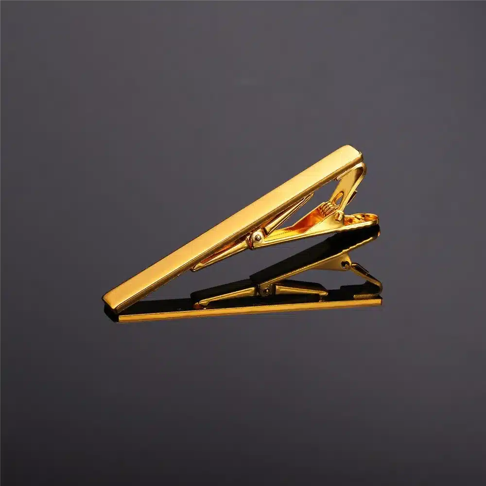 U7 Tie Clip Set 4PCS Classic Simple Style Gold/Rose Gold/Black/Silver Color Male Business Necktie Clip Clasp Men Jewelry TC001 14