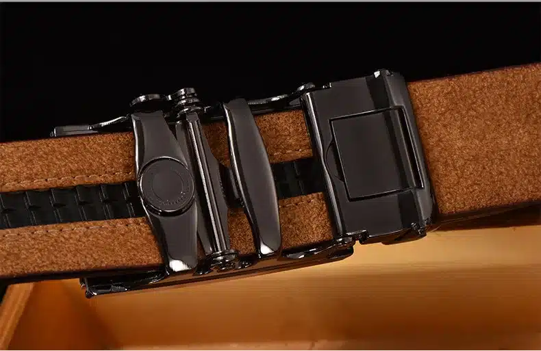 DINISITON Hot Sale Men belts Luxury Genuine Leather Crocodile designer High Quality Automatic Belt Man Buckle Real Cowhide Jeans 9