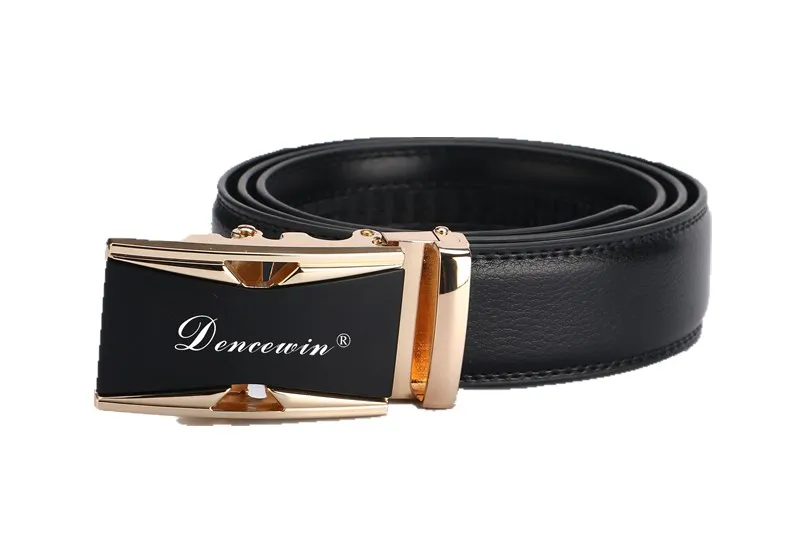 Free shipping 2017 men's fashion100% Genuine Leather belts for men High quality metal automatic buckle Strap male Jeans cowboy 18