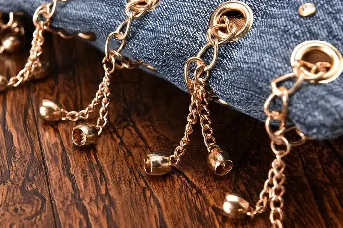 KISS KAREN Luxury Rhinestone Rivets Fashion Denim Women Totes Jeans Womens Shoulder Bags Lady Handbags Designer Tote Bag 16