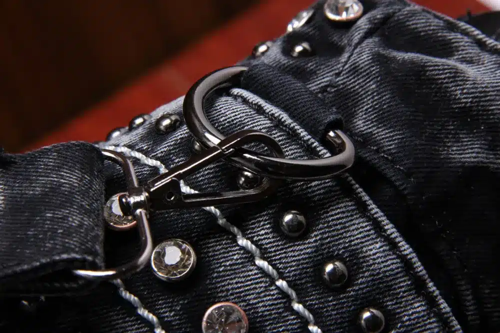 New Vintage Fashion Elegant Zipper Shine Rhinestone Denim Jeans Women HandBags Evening Bags Totes Female Shoulder Message Bag 12