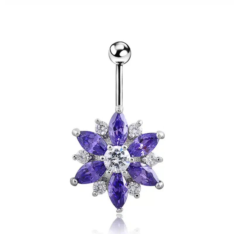 2017 Hot Brand 14G Dangle Belly Button Rings 1.6mm Barbell Sexy Surgical Steel Belly Piercing Navel Piercing Chirurgisch Staal 5
