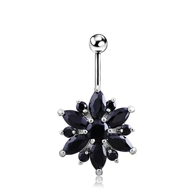 2017 Hot Brand 14G Dangle Belly Button Rings 1.6mm Barbell Sexy Surgical Steel Belly Piercing Navel Piercing Chirurgisch Staal 7