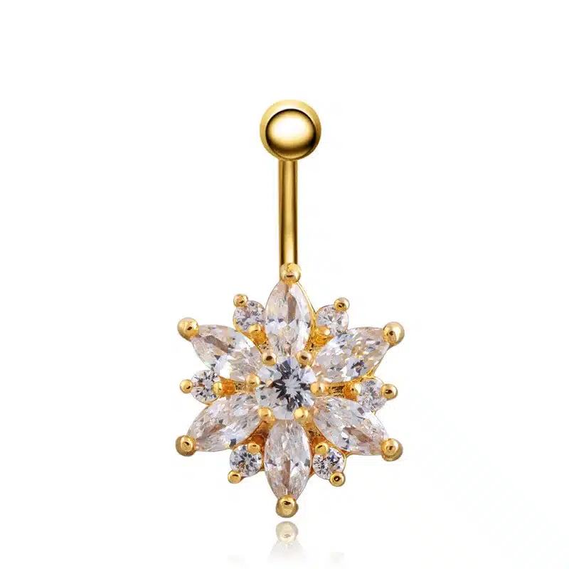 2017 Hot Brand 14G Dangle Belly Button Rings 1.6mm Barbell Sexy Surgical Steel Belly Piercing Navel Piercing Chirurgisch Staal 10