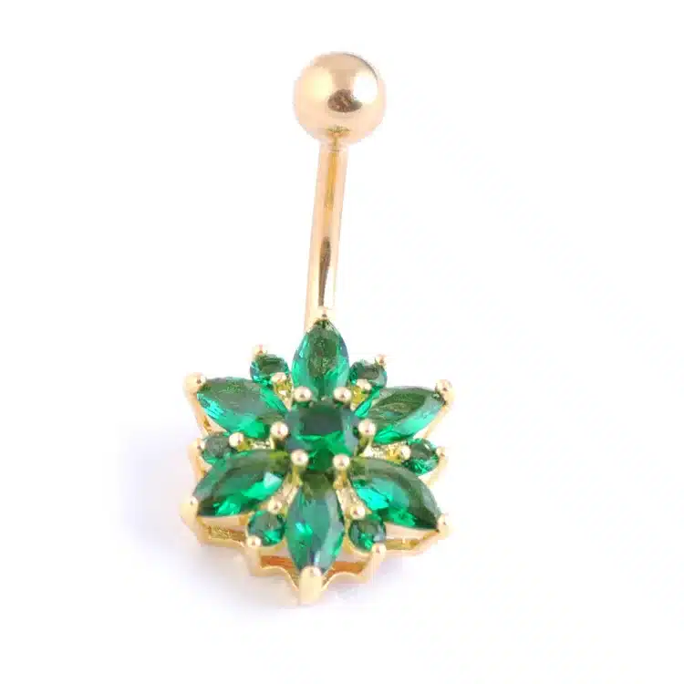 2017 Hot Brand 14G Dangle Belly Button Rings 1.6mm Barbell Sexy Surgical Steel Belly Piercing Navel Piercing Chirurgisch Staal 11