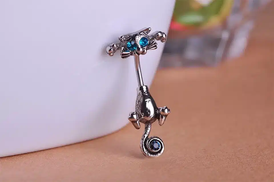 New Style Navel Ring High Quality 316L Surgical Steel Piercing Belly Button Rings Beautiful Cat Navel Piercing Sex Body Jewelry 11