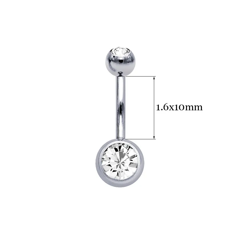Belly button rings piercing body jewelry [100% Titanium ] ombligo nombril Belly Bars Belly Rings navel piercing in promo 7