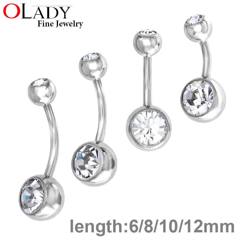 Belly button rings piercing body jewelry [100% Titanium ] ombligo nombril Belly Bars Belly Rings navel piercing in promo 10