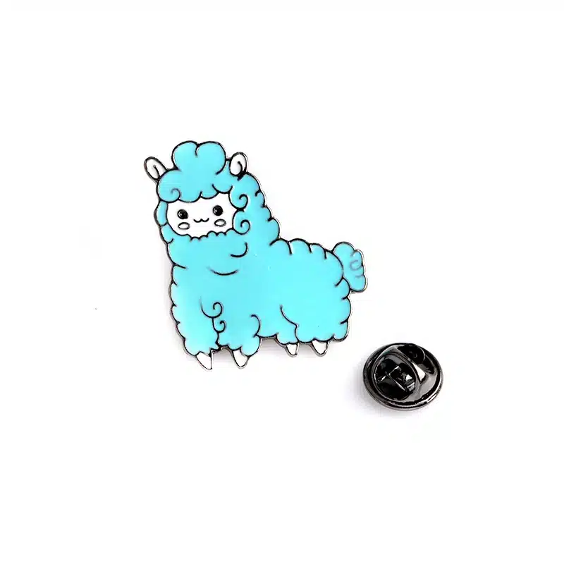 QIHE JEWELRY Kawaii Animal Alpaca Brooch Pin Badge Brooche Shirt Denim Jacket Decorated Women Girl Cute Jewelry Gifts 19