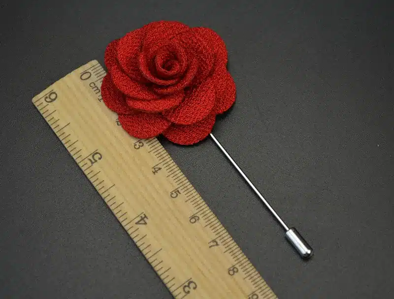 Brooch Flower Lapel Pin 18 Colors Women Men Fabric Rose Brooches Dress Accessories Wedding Party Formal Tuxedo Lapel Flower 12