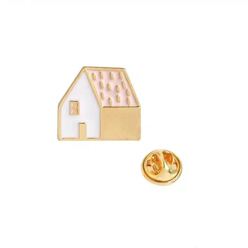 QIHE JEWELRY 1 Set pineapple Apple Alpaca Fox Flowers Houses Metal Cute Enamel Pin Set Fashion Jewelry Accessories 25
