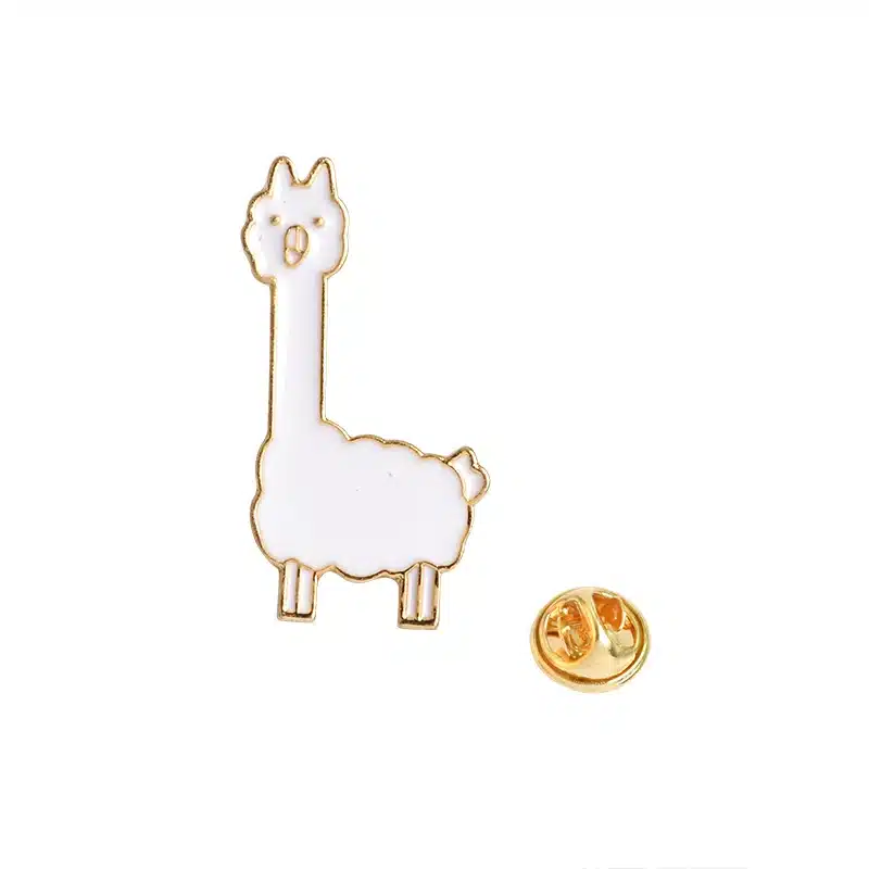 QIHE JEWELRY 1 Set pineapple Apple Alpaca Fox Flowers Houses Metal Cute Enamel Pin Set Fashion Jewelry Accessories 30