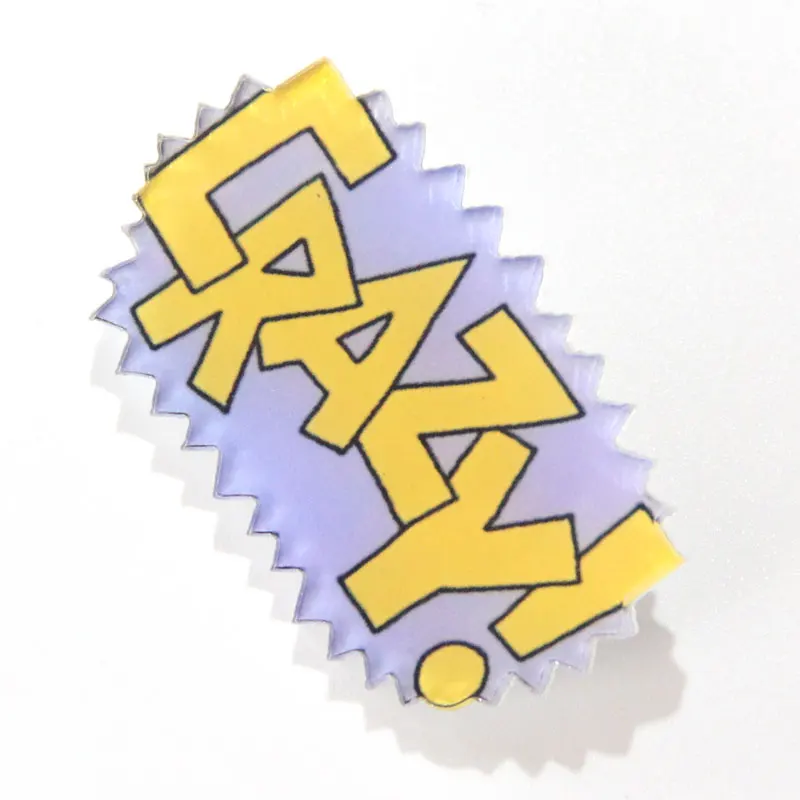 1 PC Icons on The Backpack Acrylic Badges Badges for Clothing Kawaii Badge Icon Pin Brooch 17