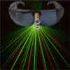 prillid, millel on ees laserkiired, mis kiirgavad rohelist ja punast valgust