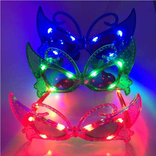 Viis paari LED tuledega prille