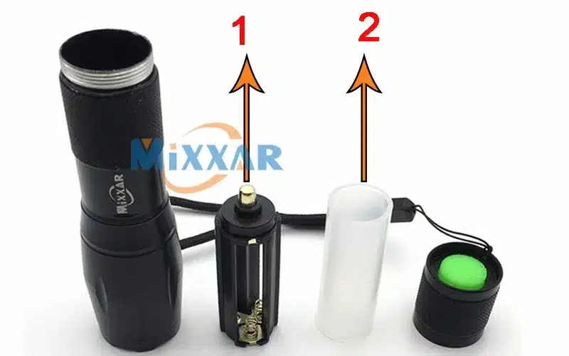 ZK59 Portable LED Flashlight LED Torch Zoomable Flashlight 4000LM E17 CREE XM-L T6 LED 5 Mode Light For 18650 or 3xAAA Battery 24