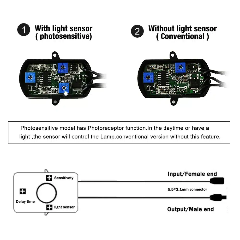 Mini DIY Automatic DC 12V 24V 3A PIR Body Infrared Detector Time Adjustable Small Sensor Switch for LED Strip 12