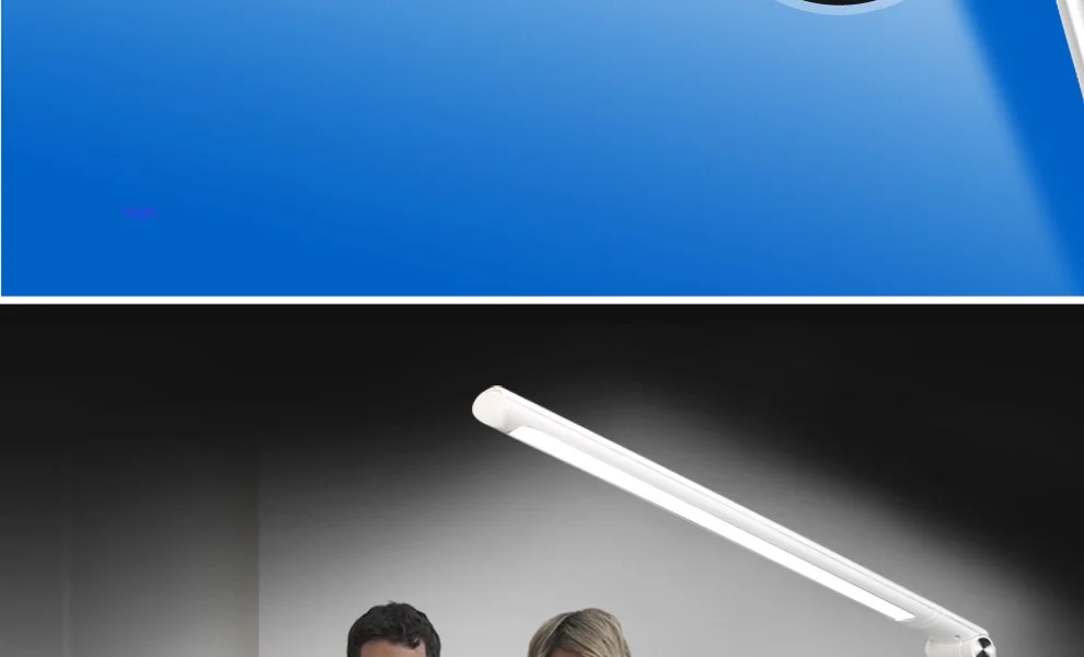 YAGE Desk Lamp Office Led Desk Lamp Flexible Led Table Lamp Reading Led Light 3-Level Cold/Warm Light 90V-240V Natural Light 11