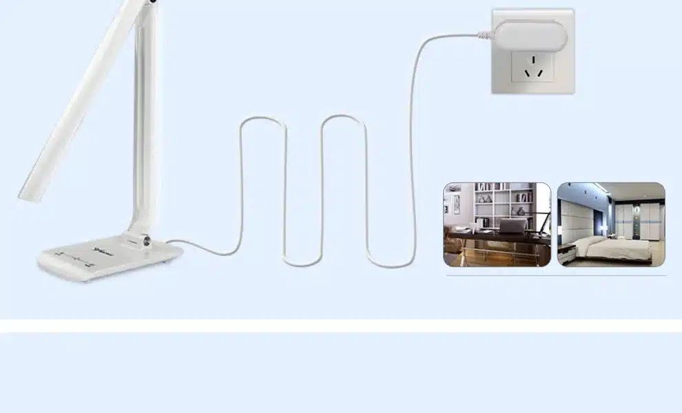 YAGE Desk Lamp Office Led Desk Lamp Flexible Led Table Lamp Reading Led Light 3-Level Cold/Warm Light 90V-240V Natural Light 17