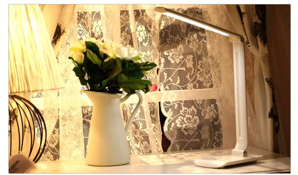 YAGE Desk Lamp Office Led Desk Lamp Flexible Led Table Lamp Reading Led Light 3-Level Cold/Warm Light 90V-240V Natural Light 24