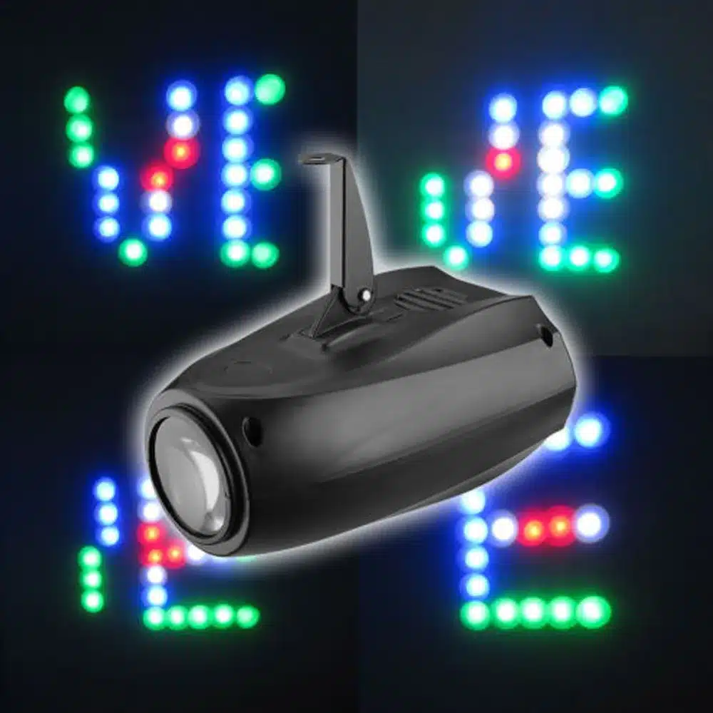 Portable Music Auto/Sound Active 64 LEDs RGBW Lights Laser Stage Effect Lighting Club Disco DJ Party Bar KTV Wedding Lights 19