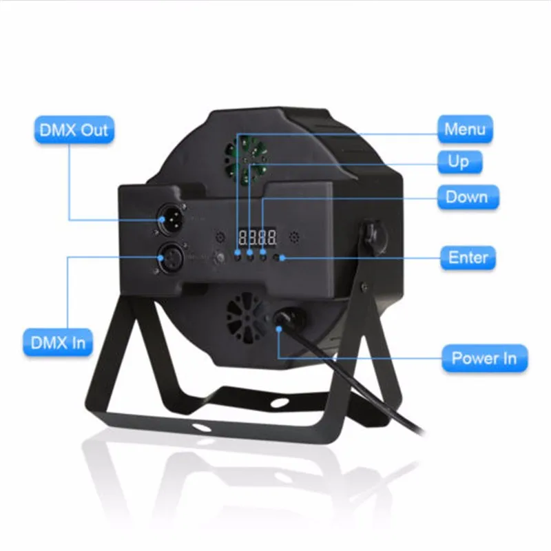 Hot Sale LED Crystal Magic Ball Par 36 RGB LED Stage Light Effect Disco DJ Bar Effect UP Lighting Show DMX Strobe for Party KTV 16