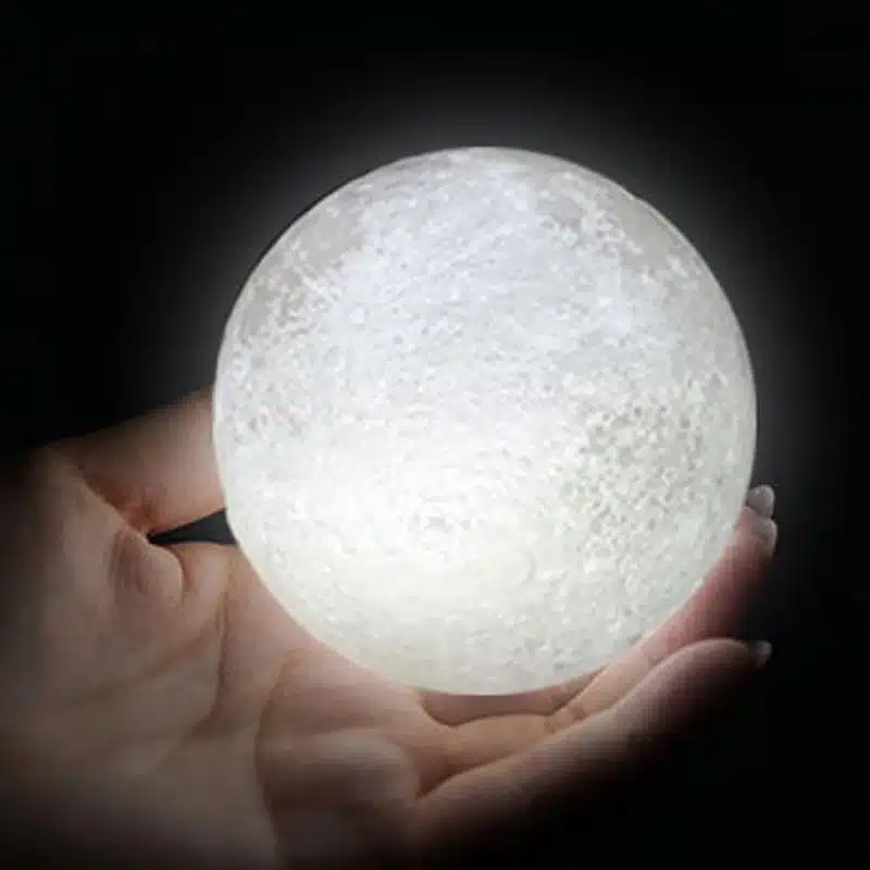 Creative 3D Print Moon Lamp with Touch-Sensing Switch 3D Lunar Lamp Color Changeable Night Lights For Decoration IY303106-P 19