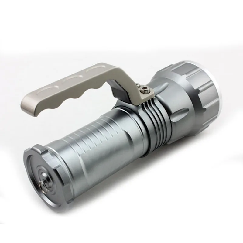 Long Range Searchlight Flashlight Led Flashlight Cree T6 Rechargeable Powerful Flash Search Light Torch +18650 Battery +Charger 26