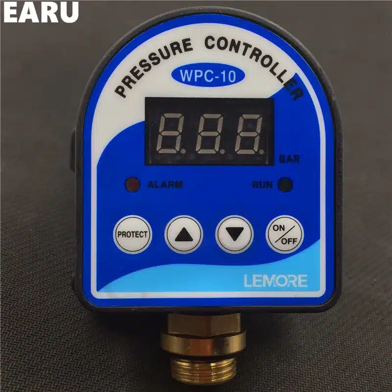 1pc WPC-10 Digital Water Pressure Switch Digital Display WPC 10 Eletronic Pressure Controller for Water Pump With G1/2"Adapter 11