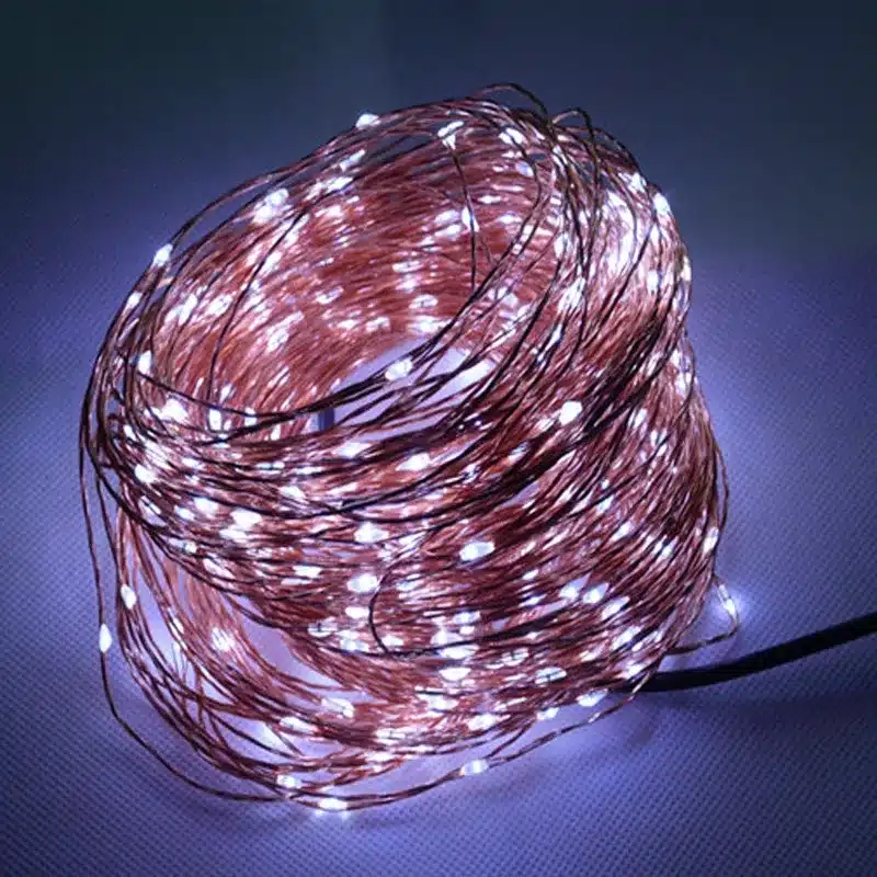 50M/165Ft 500 LEDs Copper Wire Led String Fairy Lights Outdoor Waterproof for Garden Wedding Halloween Christmas Decorations 10