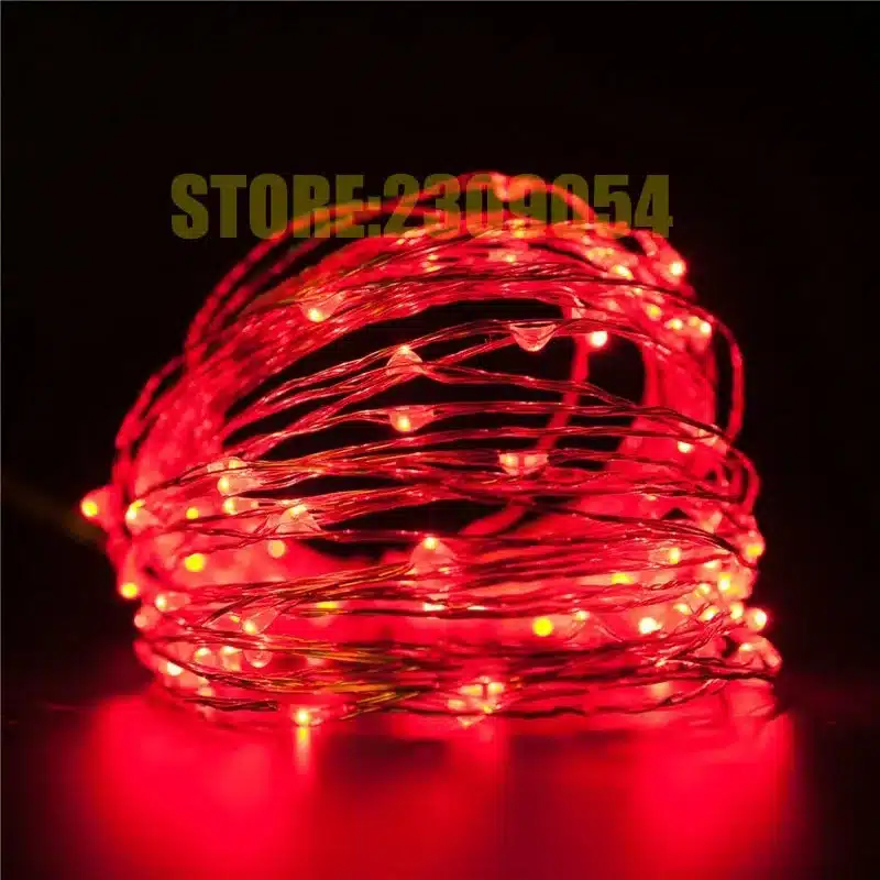50M/165Ft 500 LEDs Copper Wire Led String Fairy Lights Outdoor Waterproof for Garden Wedding Halloween Christmas Decorations 11