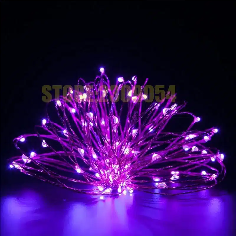 50M/165Ft 500 LEDs Copper Wire Led String Fairy Lights Outdoor Waterproof for Garden Wedding Halloween Christmas Decorations 12