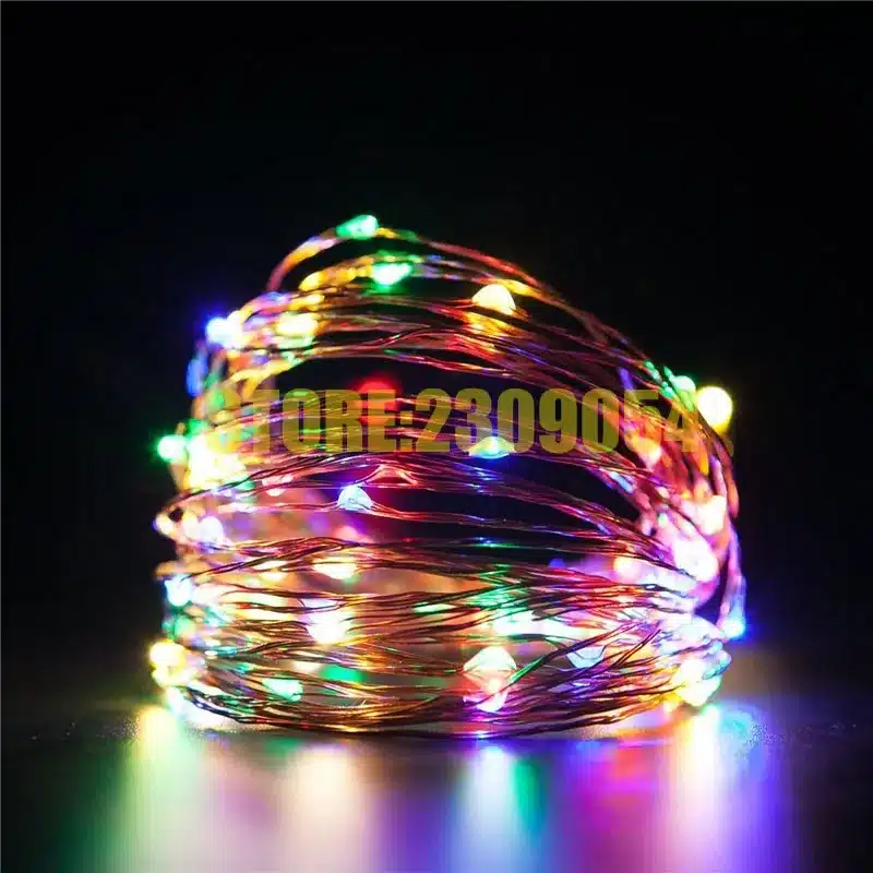 50M/165Ft 500 LEDs Copper Wire Led String Fairy Lights Outdoor Waterproof for Garden Wedding Halloween Christmas Decorations 13