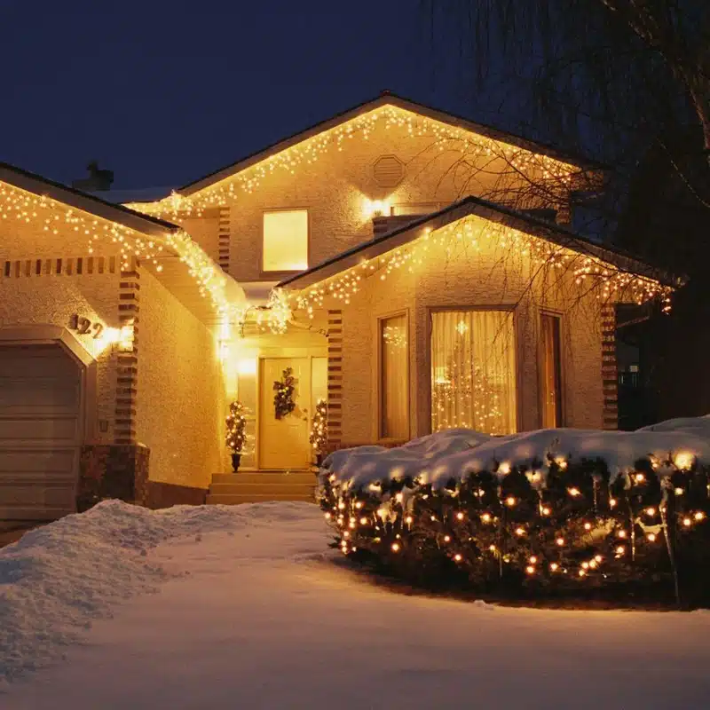 50M/165Ft 500 LEDs Copper Wire Led String Fairy Lights Outdoor Waterproof for Garden Wedding Halloween Christmas Decorations 21