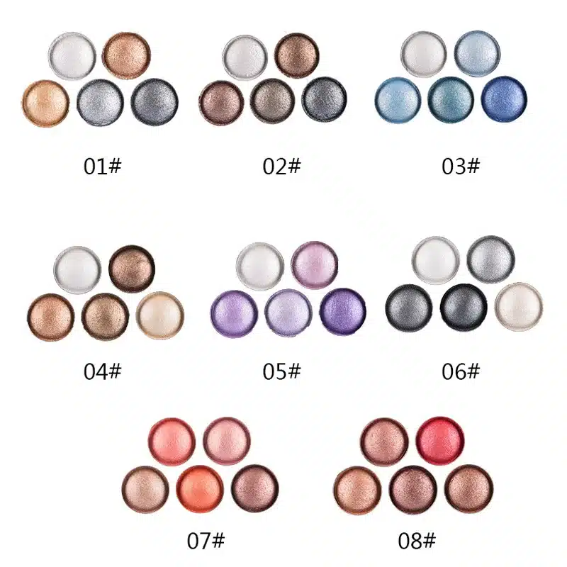 UBUB Professional Eyes Makeup Pigment Eyeshadow 5 Colors Eye Shadow Palette Beauty Brand 3