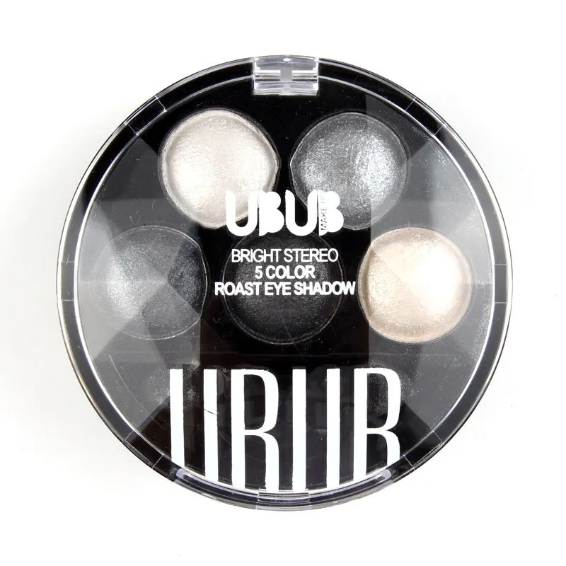 UBUB Professional Eyes Makeup Pigment Eyeshadow 5 Colors Eye Shadow Palette Beauty Brand 9