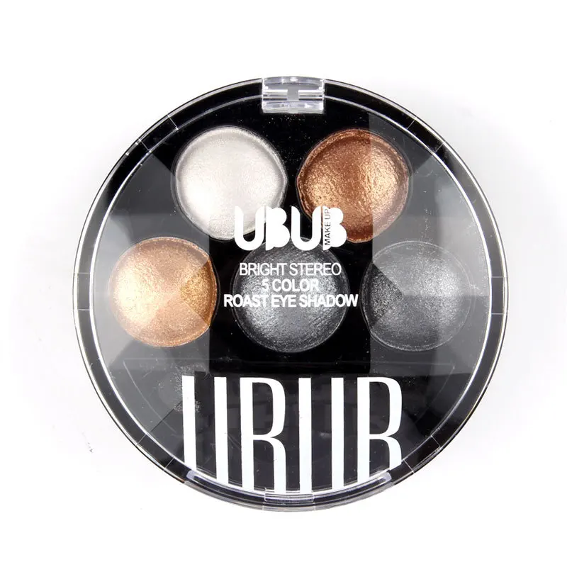 UBUB Professional Eyes Makeup Pigment Eyeshadow 5 Colors Eye Shadow Palette Beauty Brand 18