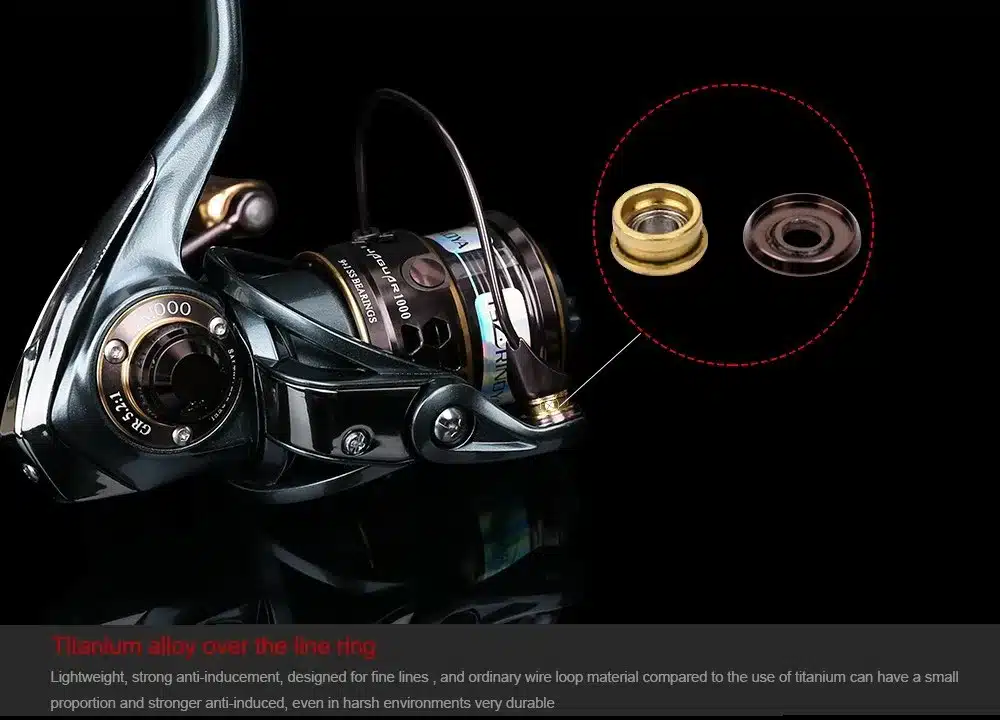 TSURINOYA Jaguar 1000 2000 3000 9+1BB Fishing Spinning Reel Carp Saltwater Fishing Reel Spinning Metal Handle 2 Spool Reels Coil 24