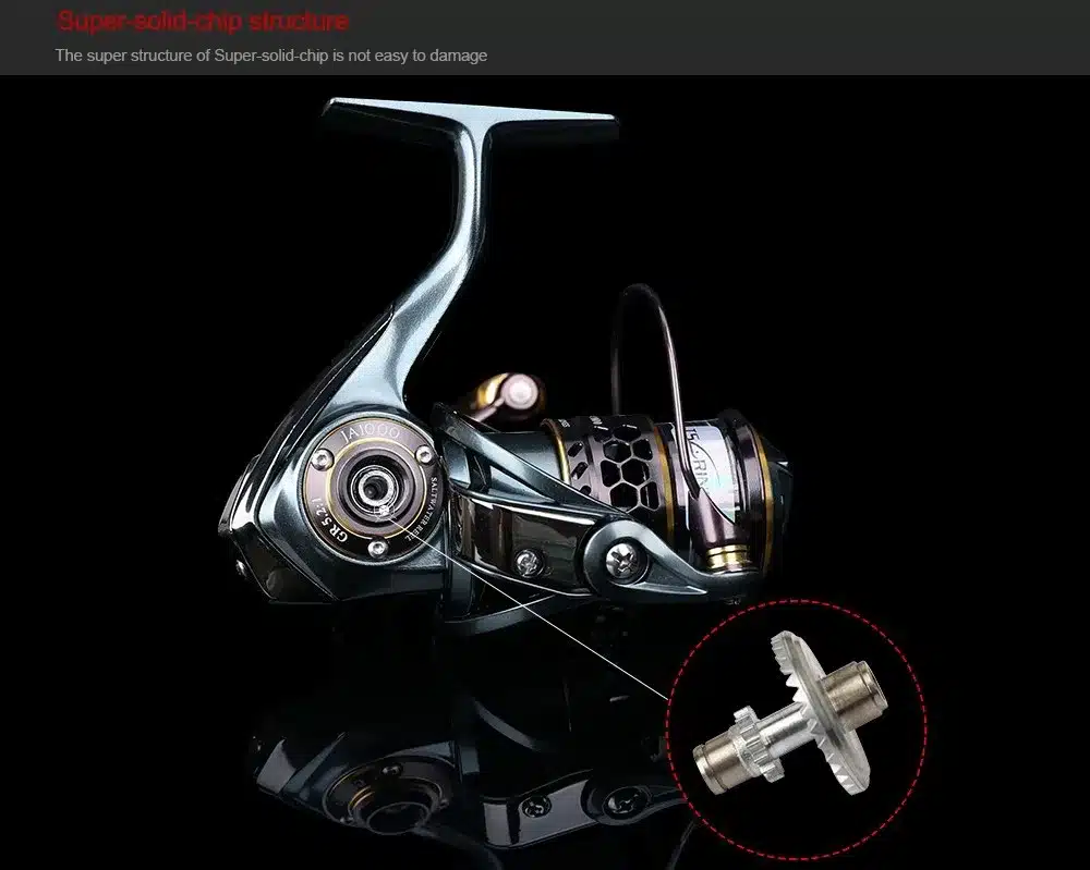 TSURINOYA Jaguar 1000 2000 3000 9+1BB Fishing Spinning Reel Carp Saltwater Fishing Reel Spinning Metal Handle 2 Spool Reels Coil 27