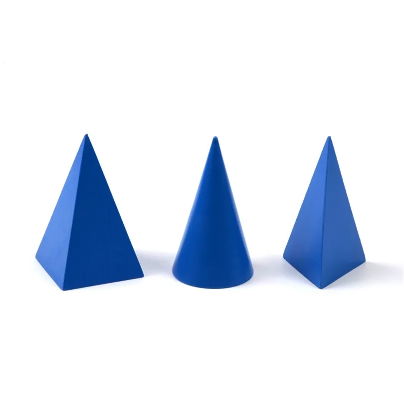 Baby Toy Montessori Geometric Solids with Stands Bases and Box Early Childhood Education Kids Toys Brinquedos Juguetes 14