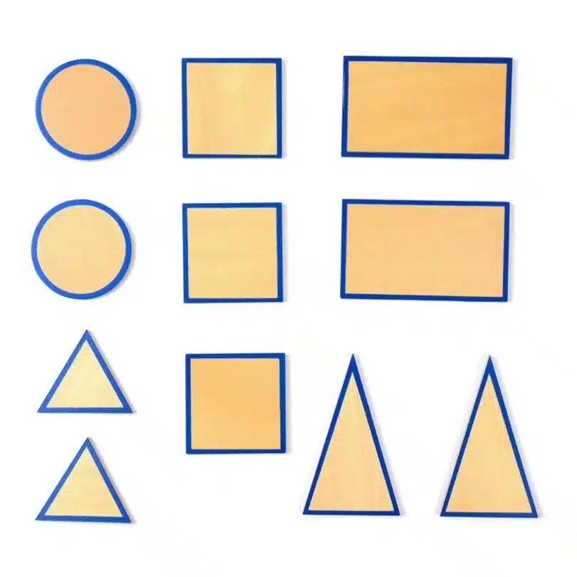 Baby Toy Montessori Geometric Solids with Stands Bases and Box Early Childhood Education Kids Toys Brinquedos Juguetes 17