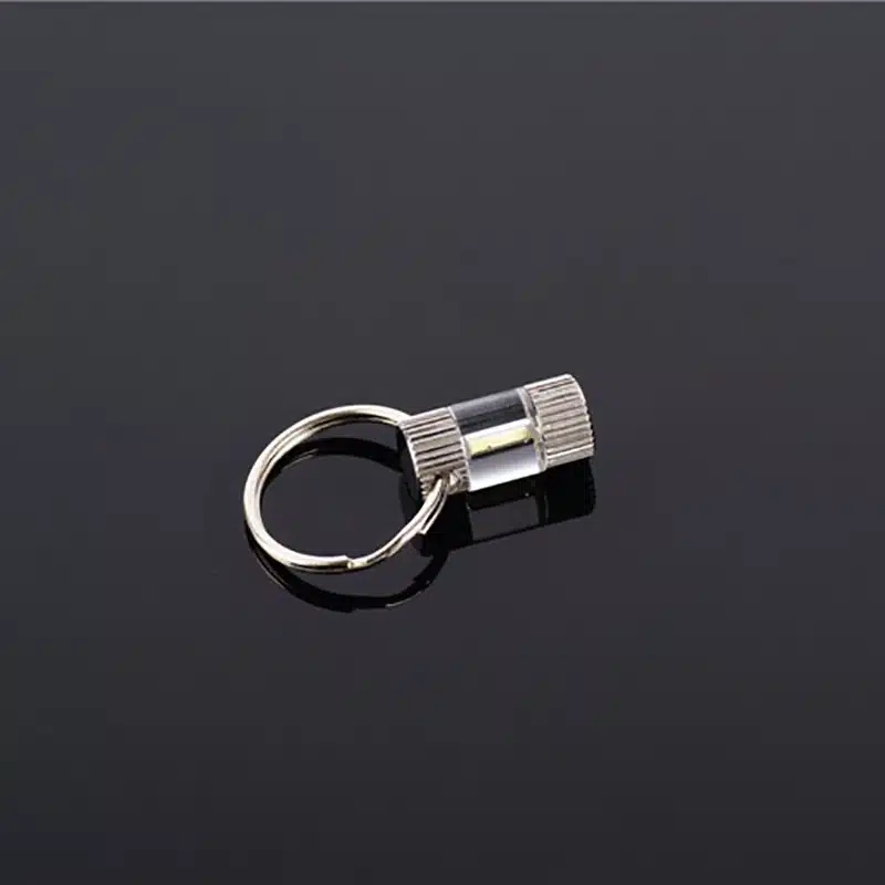 Automatic Light 25 Years Tritium Gas Light Key Ring Titanium Alloy Fluorescent tubes Keychain Tube Lifesaving Emergency Lights 2