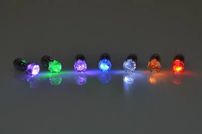 2017 New Gafas Led 20pairs/lot Hot Light Up Led Party Supplies Toys Bling Ear Studs Earrings Accessories For Dance 6