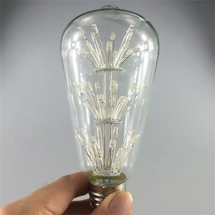 Retro Classic E27 3W LED Edison bulb ST64 AC85-265V Vintage Antique Lamp for Coffee Bar Restaurant Clothes shop Home Decoration 12