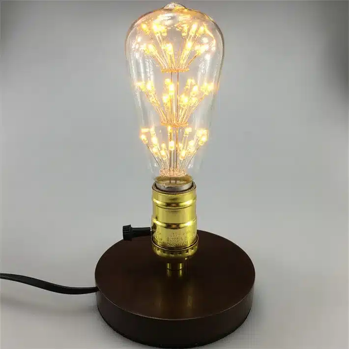 Retro Classic E27 3W LED Edison bulb ST64 AC85-265V Vintage Antique Lamp for Coffee Bar Restaurant Clothes shop Home Decoration 17